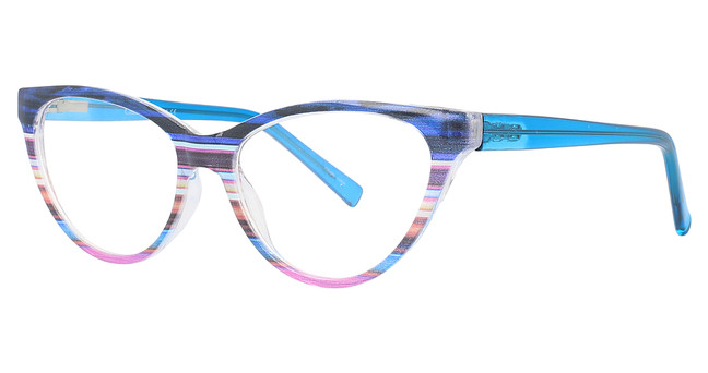 Enhance Eyeglasses 4094 COBALT STRIPE