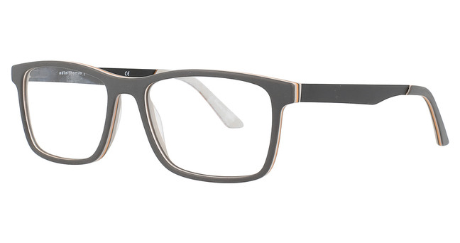 Adin Thomas Eyeglasses AT-432 Graphite/Gray/Orange/3