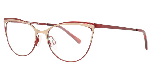 Easyclip Eyeglasses EC515 Matt Gold & Matt Red/10