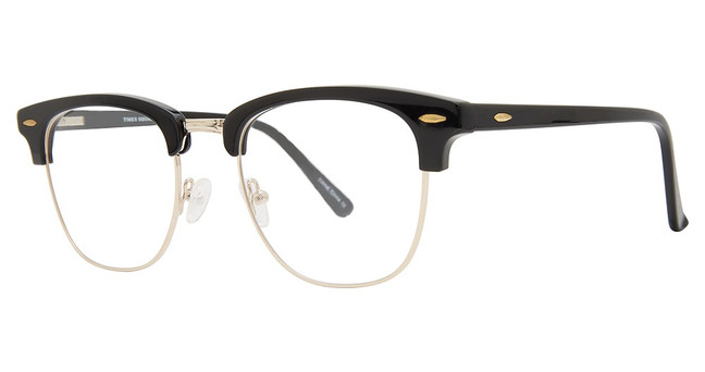 Times Square Eyeglasses Kingpin Gold/Black