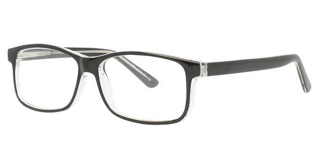 Elements Eyeglasses EL-380 Black/Crystal/3