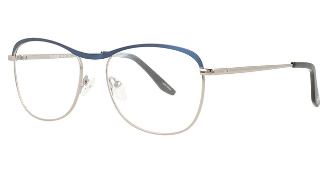 Scott & Zelda Eyeglasses 7451 MATT BLUE/GUNMETAL