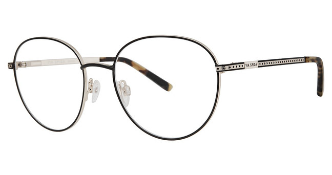 Via Spiga Eyeglasses Via Spiga Dorotea Black/Gold/500