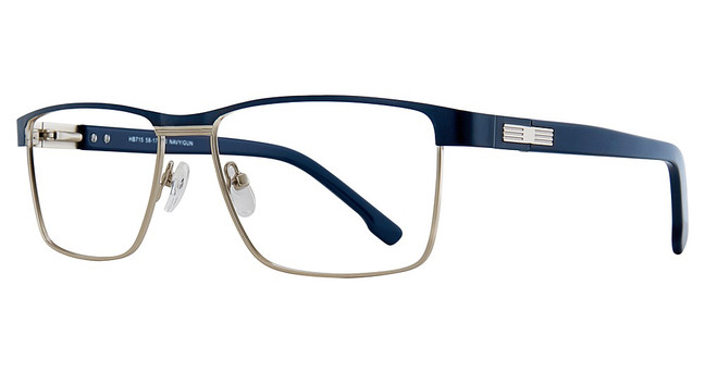 Zimco Eyeglasses HB 715 Navy/Gun