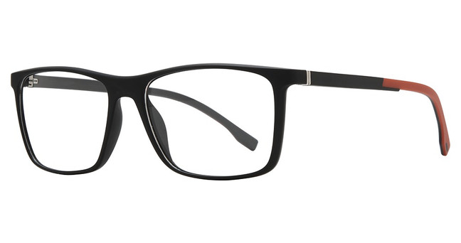 Zimco Eyeglasses R 191 Matt Black/Red