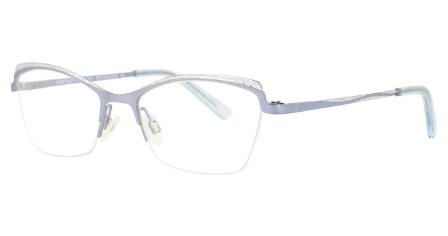 Easyclip Eyeglasses EC538 Satin Light Steel Blue/50