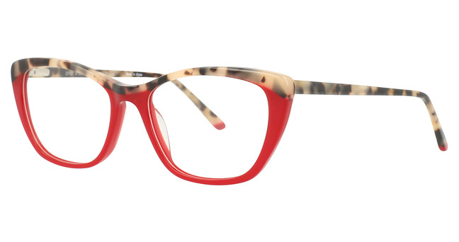 Divaldi Eyeglasses DVO8126 Demi Grey & Red/30