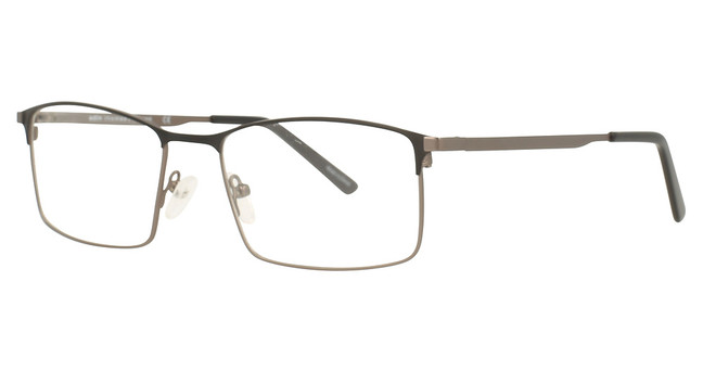 Adin Thomas Eyeglasses AT-456 Black/Graphite/3