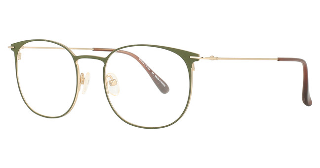 Cinzia Eyeglasses CIN-5114 Olive/Gold/1
