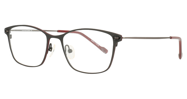 Scott Harris Eyeglasses Scott Harris 714 Black/Cherry/Taupe/2