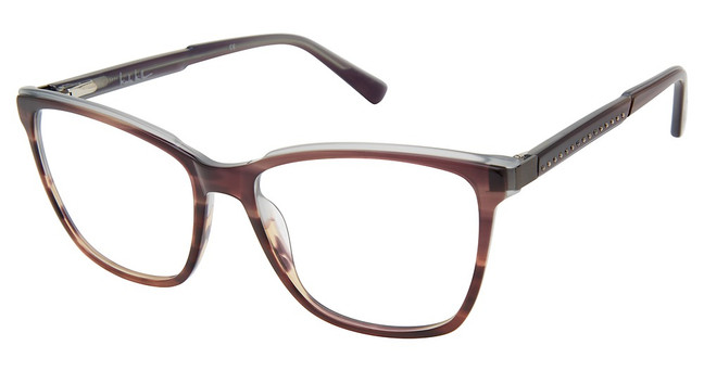 Nicole Miller Eyeglasses Eden Roc SMOKE GRADIENT/C01