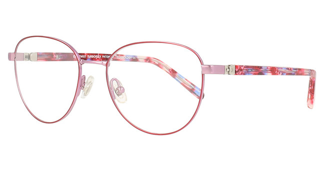 Easytwist Eyeglasses ET9000 Satin Red & Light Pink/30