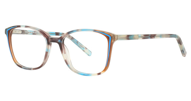 AV Studio Eyeglasses 624 Turq Multi/Coco