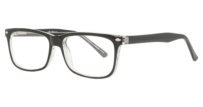 Lido West Eyeworks Eyeglasses RIDGE BLK/CRY