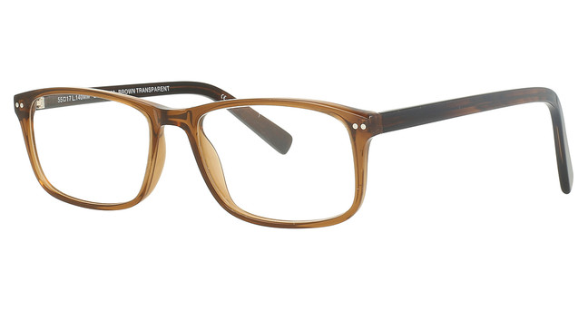 Advantage Eyeglasses M802 BROWN TRANSPARENT