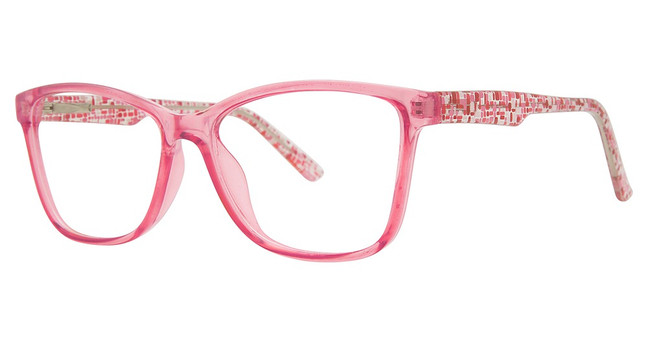 Modern Plastics II Eyeglasses Symbolic pink crystal