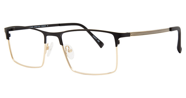 Konishi Eyeglasses KONISHI KF8388 Black/ Gold/C1
