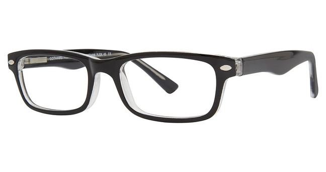 Gotham Eyeglasses Gotham Premium Flex 43 BLACK/BLACK