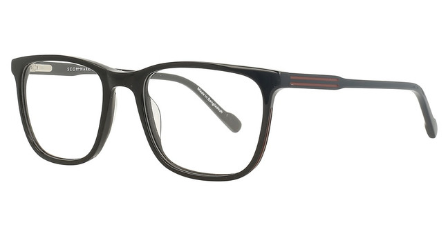 Scott Harris Eyeglasses Scott Harris 804 Black / Wine/1