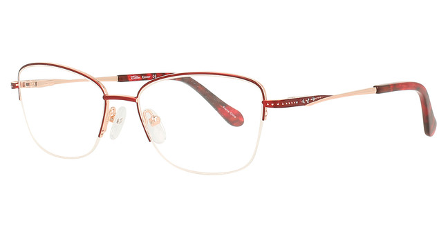 Jordan Eyewear Eyeglasses Geneva Burgundy/Gold