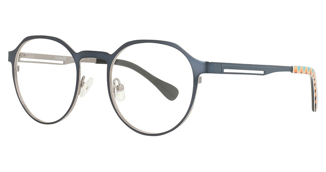 Hurley Eyeglasses HMO121 Semi Matte Navy / Shiny Gun/414