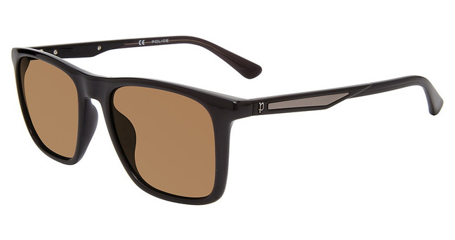 Police Eyeglasses SPLF17 Brown 0705