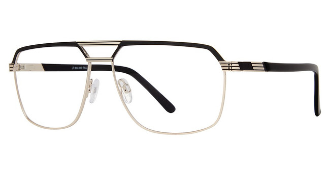 Vivid Eyeglasses BIG AND TALL 24 black/shiny gold