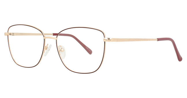 Enhance Eyeglasses 4317 Burgundy/Gold