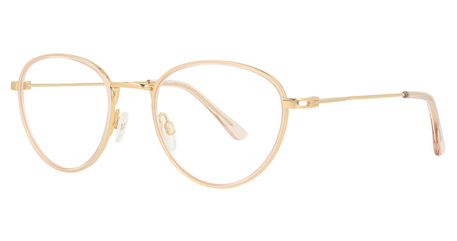 Aspire Eyeglasses Unbothered BLUSH TRANSPARENT/GOLD