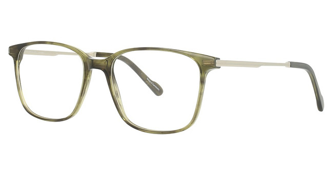 Scott Harris UTX Eyeglasses SHX-014 Olive / Chrome/1