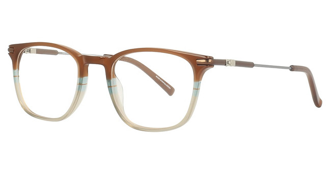 Easyclip Eyeglasses EC580 Brown & Light Blue & Grey/10