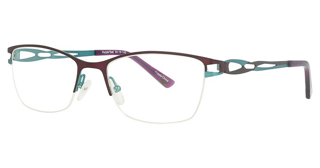 Encore Vision Eyeglasses TW202 Purple/Teal