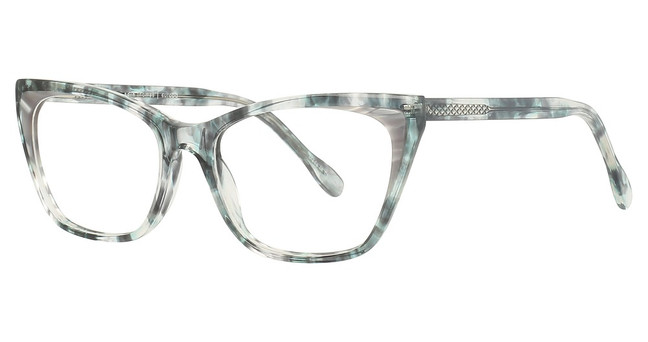 Adin Thomas Eyeglasses AT-554 Aqua Shadow Tortoise/1