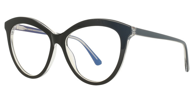 ILLA Eyeglasses Teresa A03G BLACK CRYSTAL LAMINATE