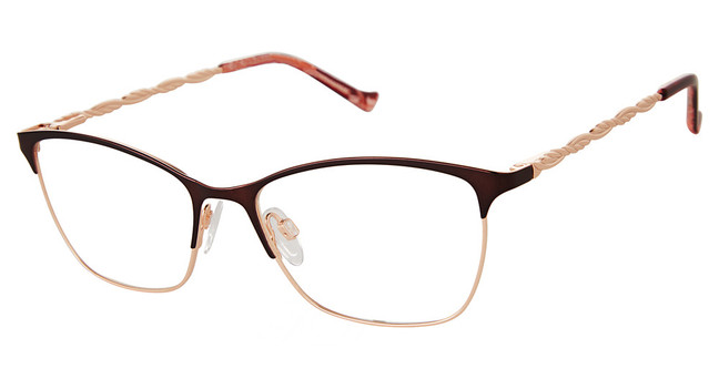 Tura Eyeglasses R139 burgundy/rose gold/BUR