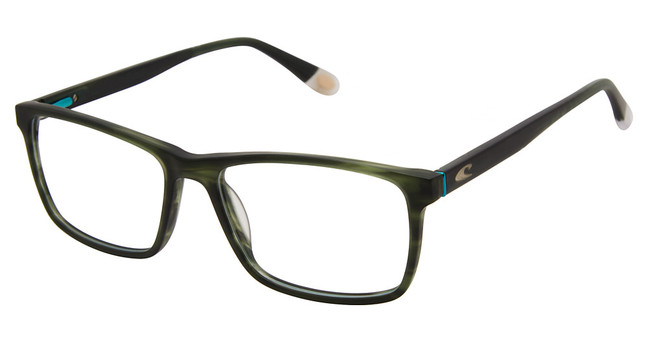 O'Neill Eyeglasses ONB-4016-T Green Horn Crystal/107