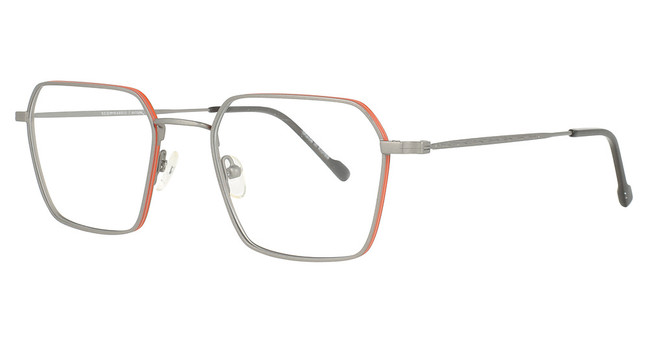 Scott Harris Eyeglasses Scott Harris 862 Gunmetal / Orange/3