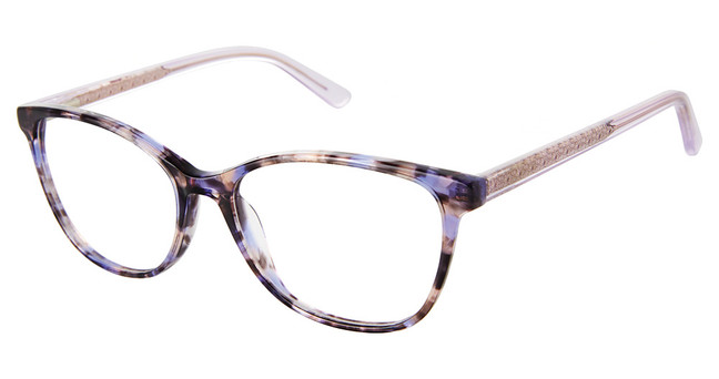 Nicole Miller Eyeglasses MOROCCO BLUE/MAUVE/GREY/C01