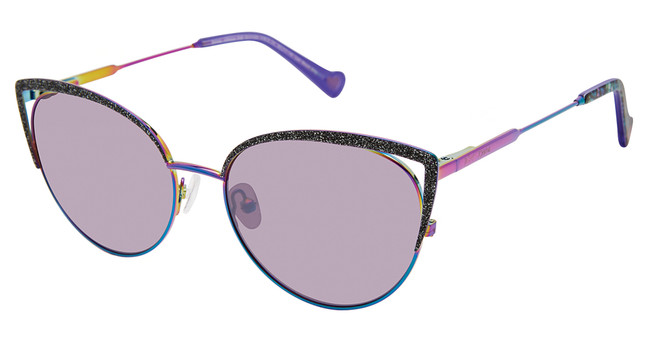 BETSEY JOHNSON Eyeglasses THE GLITTER GIRLS Oil/OIL