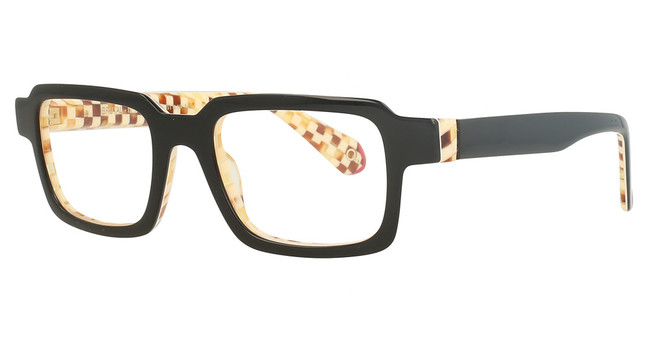 Etnia Barcelona Eyeglasses 5 BRUT16 O BKCH