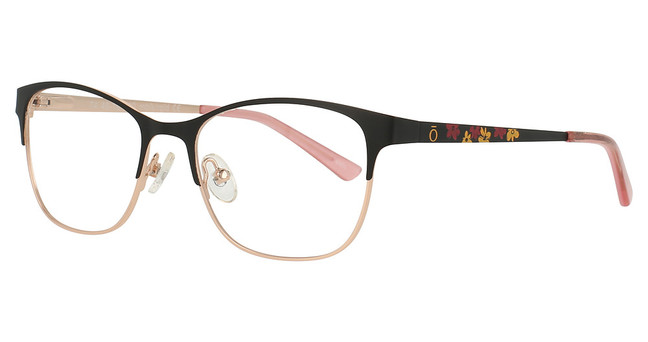 Float-Milan Eyeglasses K-74 MBlk/Rgold