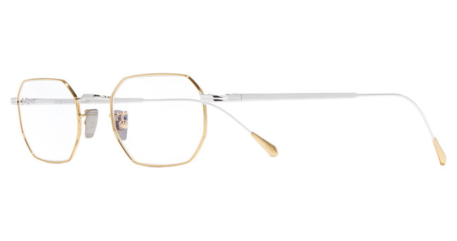 Cutler and Gross Eyeglasses AUOP000548RG RHODIUM/GOLD 24 KT/004