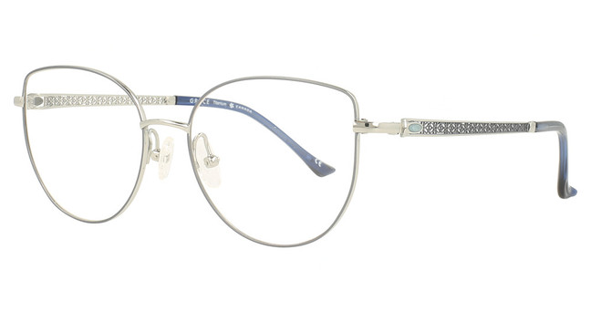 Grace Eyeglasses G8173 GRY BLU/GNMETAL/C2