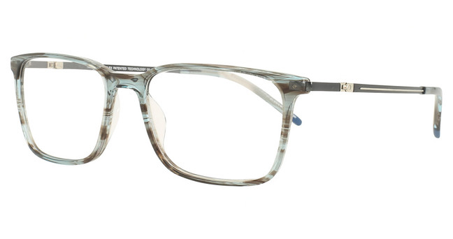 Takumi Eyeglasses TK1263 Transparent Grey & Dark Blue/20