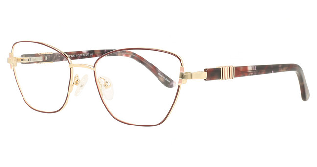 Divaldi Eyeglasses DVO8263 BURGUNDY/30