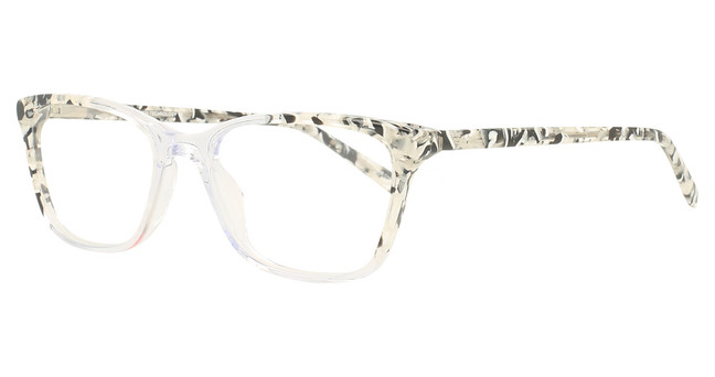 Takumi Eyeglasses TK1282 Crystal & Black And White Marble Mix/70