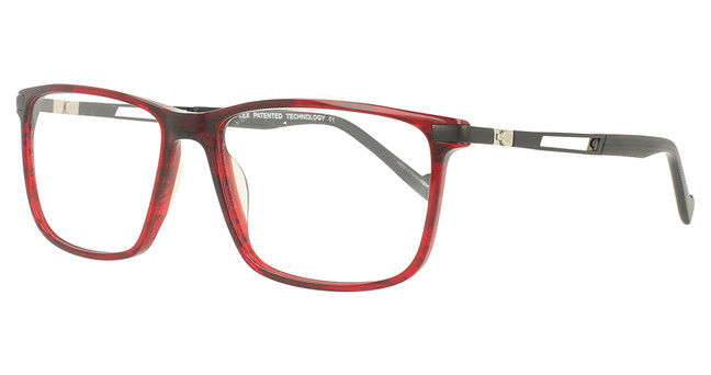 Turboflex Eyeglasses TX150 Dark Red & Black/30