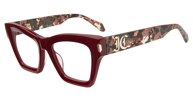 Just Cavalli Eyeglasses VJC119V Shiny Full Cherry Red 0U17