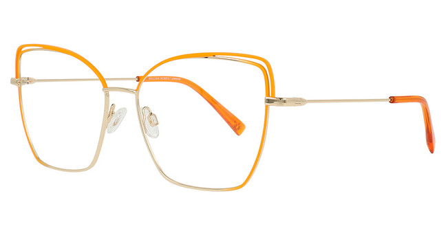 William Morris Eyeglasses WMLNTATE3 ORANGE LIGHT SHINY/4512