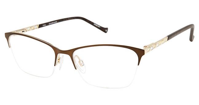 Tura Eyeglasses R713 brown/gold/BRN